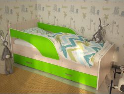Кровать детская Кроха-2 (Максимка) РГ зеленая