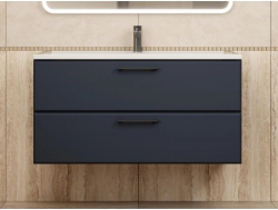Тумба с раковиной Uperwood Foster черная 100 см